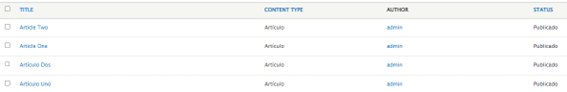 Filtrado de idioma en vistas de Drupal