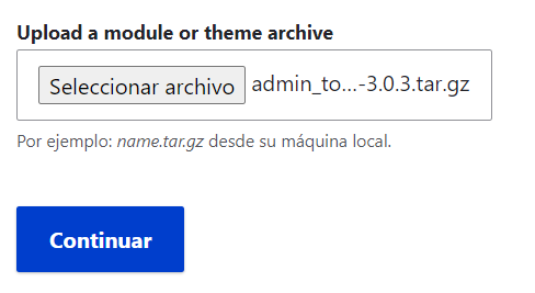 Tutorial de instalacion del modulo Admin Toolbar en Drupal