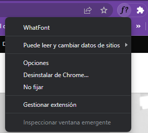 Herramientas indispensables para diseño web WhatFont