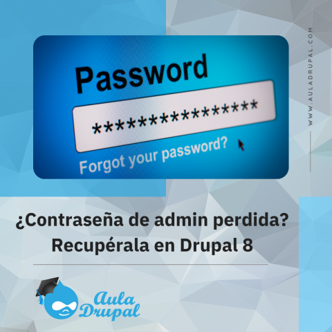 Restablecer la contraseña de admin de Drupal 8