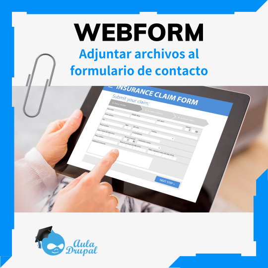 Webform adjuntar archivos al formulario de contacto